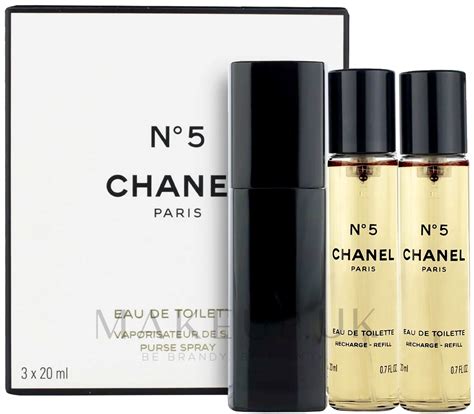 chanel no. 5 eau de toilette 3x20ml|chanel number 5 best price.